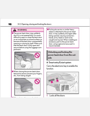 lexus rx 2023-2024 owners manual in english